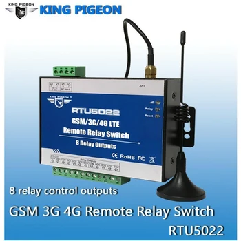 Pramoninės Klasės GSM/3G/4G SMS Nuotolinio valdymo Relės Jungikliai Įmontuoti TCP/IP Protokolą, Tinka DI Prietaisų 8 rėlinis RTU5022