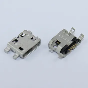 5-1000pcs Micro USB female jungtis naudoti Lenovo 