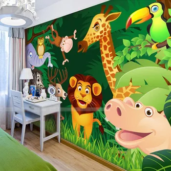 Custom Foto tapetai, cartoon berniukų kambaryje tapetai, vaikų kambario tapetai, freskos kambarį foną