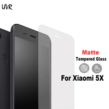 Uv spinduliuotė Už Xiaomi Mi 5X A1 Matinis Anti Akinimo Jokių Pirštų atspaudų Matinio Grūdinto Stiklo 2.5 D Screen Protector Filmas Xiaomi MiA1 Mi5X