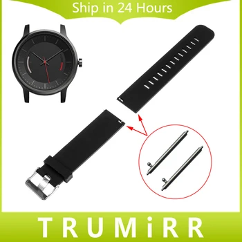 20mm Silikono Guma Watchband su Greito atjungimo Kaiščiai Garmin Vivomove Smart Watch Band Riešo Dirželis Dervos Sporto Apyrankė