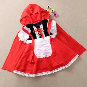 2018 Naujas Mažai Raudona Jojimo Hood cosplay kostiumų karnavalas kostiumai vaikams princesė helovinas fancy dress drabužiai Vaikams mergina