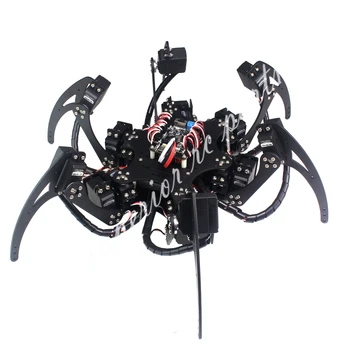 18 DOF Aliuminio Hexapod Voras Šešių 3DOF Kojos Robotas Rėmo Rinkinį su Rutulinių Guolių Visiškai Suderinama