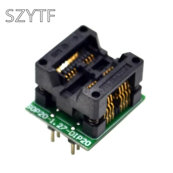 Aukščiausios Kokybės Chip programuotojas SOP16 pagal adapteris adapteris jungiklis DIP8 ots82 (20) -1.27-01