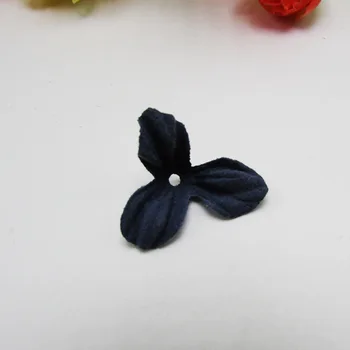 Ilgis:2,5 cm gėlės mini veltinio audinio 3 diską, žiedų, plaukų aksesuarų, 10 vienetų, 