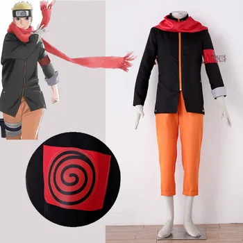 Athemis naujų paskutinis Naruto Uzumaki Naruto Cosplay kostiumų anime cosplay drabužius pagal užsakymą