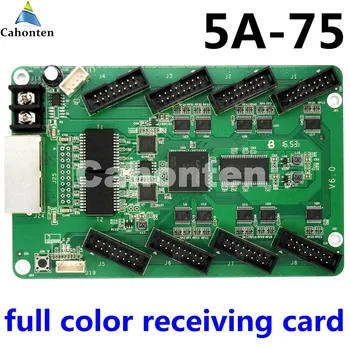 5A-75 full RGB led controller card su įtraukti HUB75 sąsaja didelį refresh rate LED kontrolės kortelės pavaros sistema