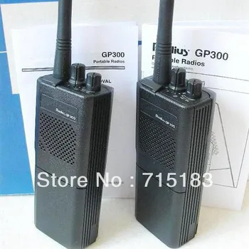 Nemokamas pristatymas karšto pardavimo MOTOLA GP-300 VHF/UHF Pelninga Dviejų krypčių radijo siųstuvas-imtuvas Walkie talkie