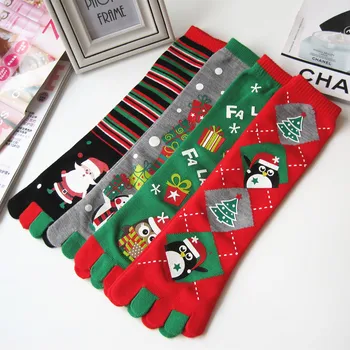 Rudens ir žiemos vyrų ir moterų ilgas megztas tirštėti kojinės vaikams Žiemos Kalėdų dovana kalėdų eglutė kojinės ilgai 41cm