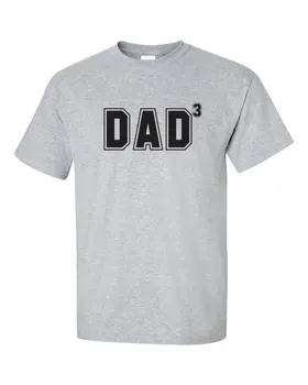 TĖTIS 3 tėvo Diena dovanos T Shirt Mens Meilės Tėtis spausdinimo tee JAV standartas plius dydis S-3XL