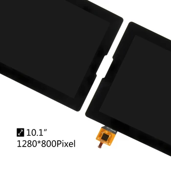 Srjtek Naują 10,1 colių Lenovo A10-70 A7600 LCD Ekranas Su Touch Visiškai Asamblėja Skydelio Remontas, Dalys BP101WX1-210 Tablet PC