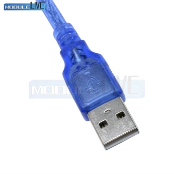 1Set CH340 Nano V3.0 Mini USB ATmega328 Atmega328P 5V 16M Mikro valdiklio plokštės CH340G MEGA328 Modulis Arduino + USB Laidas