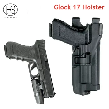 Glock Serijos Pistoletas Dėklas LV3 su Glock Diržo Dėklas Su Žibintuvėlis Tinka su Glock Gun 17 19 22 23 31 32
