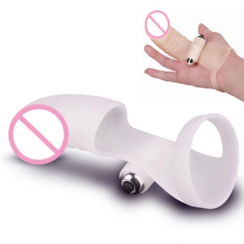 MizzZee silikono piršto vibratorius stimulateur klitorio mini vibratorius magic wand g spot masturbator sexe žaislai, moteris, gėjus