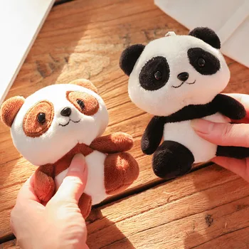 Mielas Mielas 11cm Dovana Panda Mažas Pliušinis Kimštiniai Žaislai, Vestuves Dovanų Pliušiniai Žaislai B0848