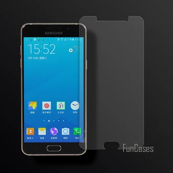 HD Grūdintas Stiklas Samsung Galaxy A5 2016 A510 Screen Protector, Plėvelės Samsung Galaxy A5 2016 0.26 mm 2,5 D, Lenktas Ekranas