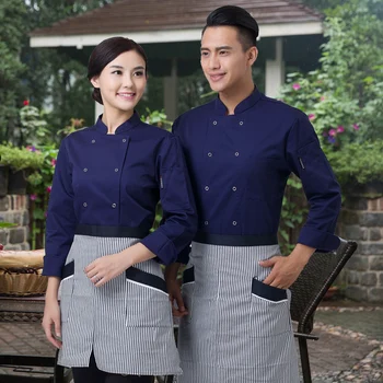 Virėjai, virtuvės spalvos aukštos kokybės virėja uniformas uk drabužių moterų restoranas virėjų drabužiais ponios chefwear nemokamas pristatymas