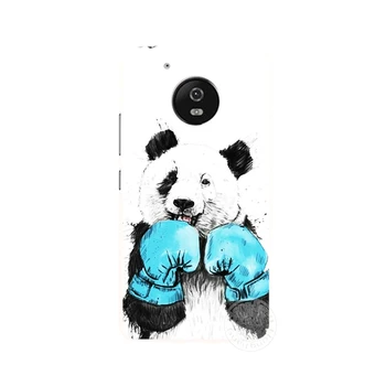 HAMEINUO Meno Juokinga Panda atveju padengti Už Motorola moto G5 G6 G5S G4 ŽAISTI PLIUS ZUK Z2 pro BQ M5.0