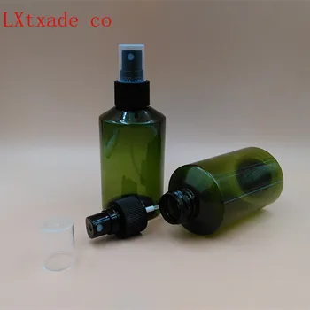50-100ml Green plastiko Kvepalai Purškimo tuščias butelis Didmeninė mažmeninė Originales Kosmetinis Vanduo Nustatyti purškimo butelis Pakuotė