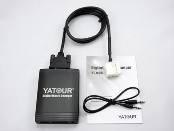 Yatour automobilio radijas USB SD AUX skaitmeninę sąsają 