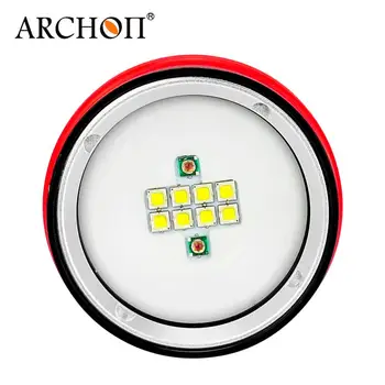 Archon D26VR 2000 Liumenų Baltos ir Raudonos LED Nardymo Povandeninės Fotografijos, Vaizdo, Šviesos, su baterija ir kroviklis