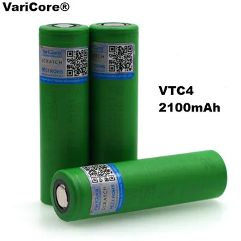 VariCore Nauji Originalus 3,6 V 18650 US18650VTC4 2100mAh Didelio nutekėjimo VTC4 SONY 30A daugkartinio Įkrovimo baterija Nemokamas pristatymas