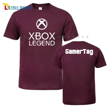 XBOX LEGENDA,ŽAIDIMŲ T Marškinėliai Vyrams Medvilnės trumpomis Rankovėmis Juokingas Žmogus T-Shirt Mens marškinėlius Viršūnės