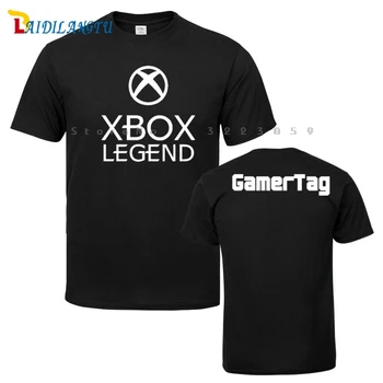 XBOX LEGENDA,ŽAIDIMŲ T Marškinėliai Vyrams Medvilnės trumpomis Rankovėmis Juokingas Žmogus T-Shirt Mens marškinėlius Viršūnės