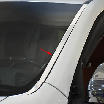 QCBXYYXH Automobilių Stiliaus Nerūdijančio Plieno Priekinis Stiklas Apdailos Blizgančiais Toyota Prado 2018 Skirtoje 