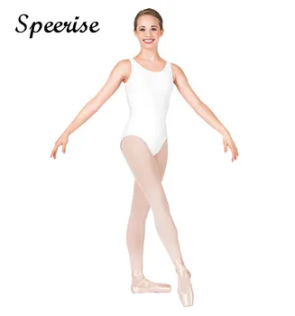 SPEERISE Suaugusiųjų U-Kaklo, Rankovių Bodysuit Baleto Leotard Lycra Spandex Unitard Dancewear Gimnastika Leotard Moterims