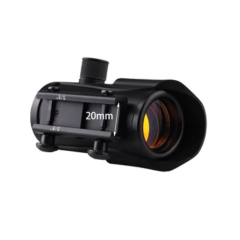Medžioklės Holografinis 1x30MM Red Dot Akyse 11 Šviesumo Reguliavimas tinka 11mm & 20mm Geležinkelių tvirtinimas Airsoft