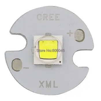 Cree XM-L2 T6 10W šaltai Balta Neutrali Balta Šiltai Balta LED Spinduolis 16mm / 20mm PCB+22mm DC3.7V 2.8 1 Režimas /3 Režimas /5 Režimo Tvarkyklės