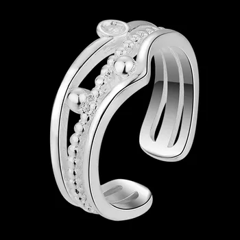 0 Sidabro padengtą žiedas, sidabro bižuterijos žiedas Skirta Moterims ir Vyrams , /WPRZDTIP PAMOVYCN