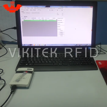 VIKITEK VFR08 UHF RFID reader trumpojo nuotolio Integruotas Skaitytuvas usb prievado stalinis rfid žymę encoder rašytojas lengva naudoti