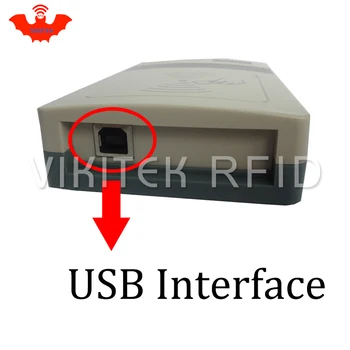 VIKITEK VFR08 UHF RFID reader trumpojo nuotolio Integruotas Skaitytuvas usb prievado stalinis rfid žymę encoder rašytojas lengva naudoti