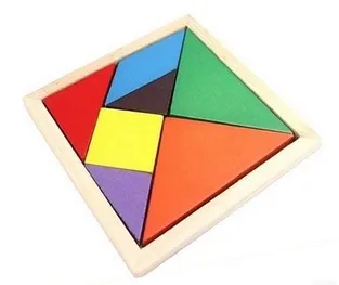 1Pcs Mados Geometrijos Medinė Dėlionė Vaikams Vaikų Švietimo Žaislai Tots vaikų Žaislų