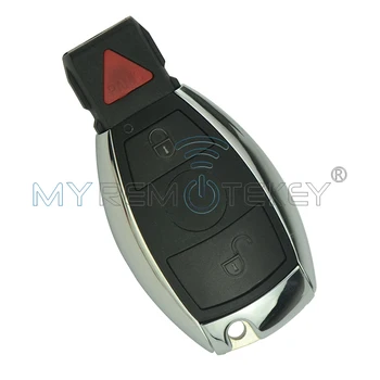 Smart Automobilių Klavišą Remote Keyless Tuščias Lukštas Atveju Padengti 2 Mygtuką Su Panikos Mercedes Benz Automobilių Klavišą Remtekey