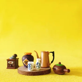 1pcs arbatos puodelio/virdulys/vyno butelis/miniatiūros indai/mielas/pasakos sodo gnome/samanų terariumai, dekoras/bonsai/statulėlės/doll house