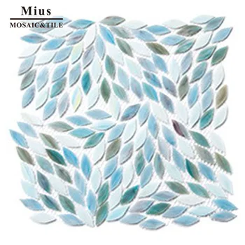 Tiffany stiklo plytelių dizainas lapų modelio užsakymą mozaikos dizainas
