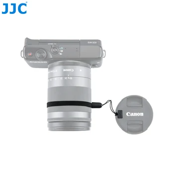 JJC DSLR/Veidrodžio Kameros Objektyvo Dangtelis Valdytojas Laikiklį su 3M lipdukas Canon Nikon Sony, Olympus Fujifilm