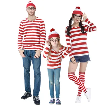 Kur Wally Waldo Kalėdų Išvakarėse Suaugusiųjų Vyrų/Moterų Šeimos Marškinėliai Kalėdų Kostiumai helovinas kostiumas Berniukams ir Mergaitėms