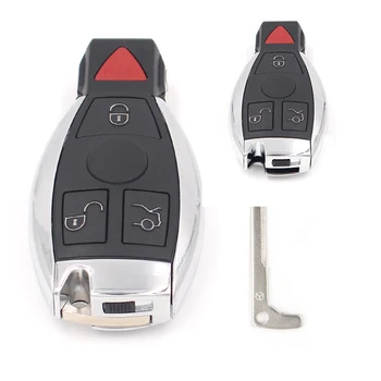Keyecu Smart Key 4 Mygtukai 315MHz 433MHz Mercedes Benz Auto Nuotolinio Pagrindiniai Paramos NEC Ir BGA 2000+ Metų