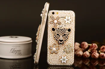 XINGDUO iphone 6s atveju Bling Leopard 