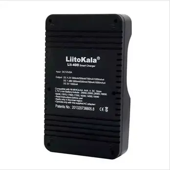 Liitokala lii-400 lcd), 3,7 v 18650 / 26650 / 16340 / 10440 / 18500 baterijos kroviklis lii400 įkroviklis