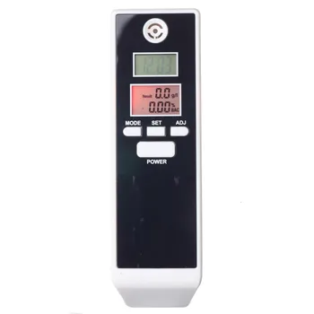 10vnt Gamyklos Tiekimo CE Raudonas Apšvietimas Profesionalių Skaitmeninių Kvėpavimas Alkoholio Testeriai Nešiojamų Breathalyzer Detector Dual LCD Ekranas