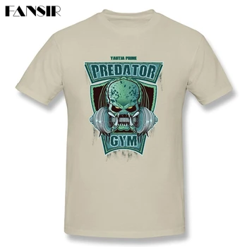 Vyrai T-shirt Medvilnės, trumpomis Rankovėmis Tee Marškinėliai Predator Salėse Helovinas Dovana Svetimų
