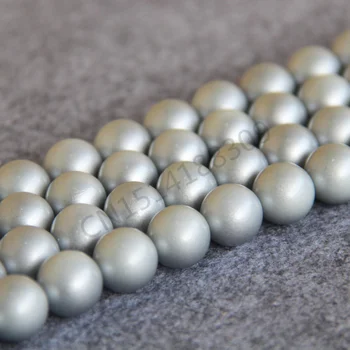 Karoliai&Apyrankę kaip 14mm Sidabro Shell perlų karoliukus, Seashell 