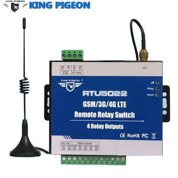 Pramoninės Klasės GSM/3G/4G SMS Nuotolinio valdymo Relės Jungikliai Įmontuoti TCP/IP Protokolą, Tinka DI Prietaisų 8 rėlinis RTU5022