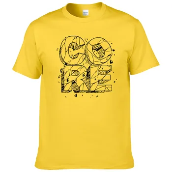 Kūrybinis Dizainas Raidžių Core T Shirts Vyrų Tees Marškinėliai Užsakymą Trumpas Rankovės Naujų Stilių Medvilnės vyrų Marškinėliai Cool Tees #232