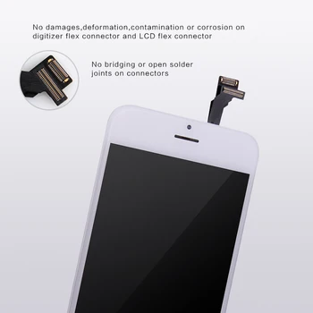 10vnt AAA Kokybės Nėra Negyvų Pikselių iPhone 6 LCD Ekranas Jutiklinis Ekranas Brand New Aukštos Kokybės, Nemokamas Pristatymas DHL